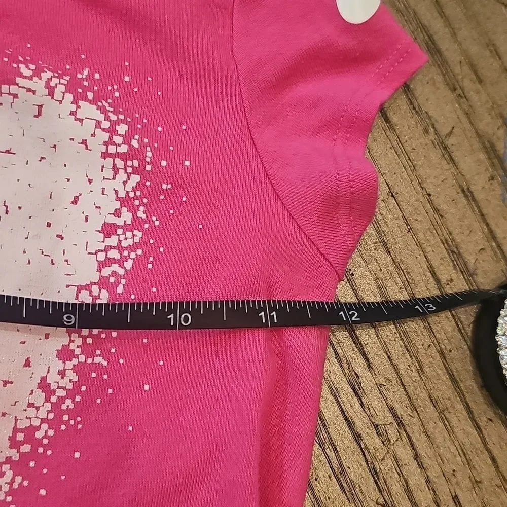 Nike Kids Pink Graphic T-Shirt Size 6